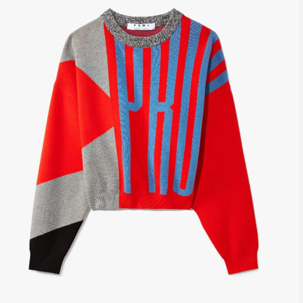 Pswl Graphic Jacquard Sweater